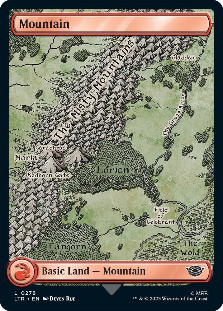Mountain (0278) (Foil) MTG