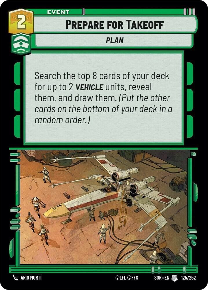 Prepare for Takeoff (Non-Foil) SWU