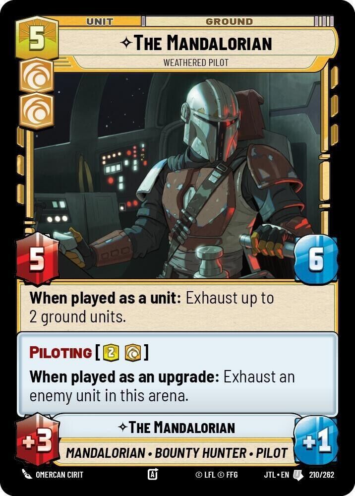 The Mandalorian - Weathered Pilot (Non-Foil) JTL SWU