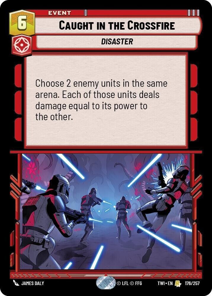 Caught in the Crossfire (Non-Foil) SWU