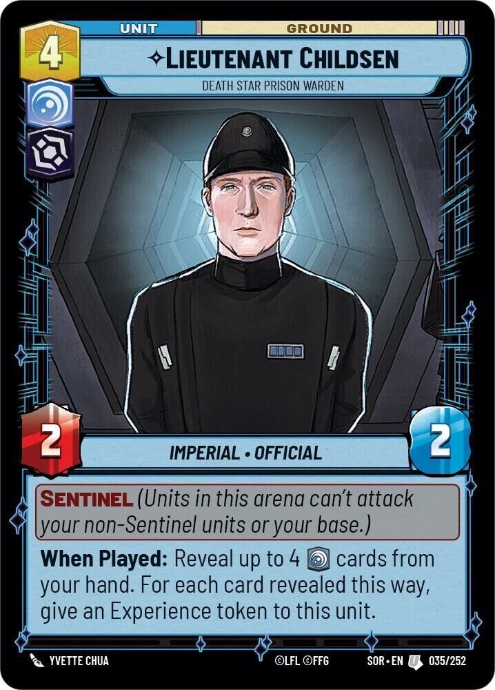 Lieutenant Childsen - Death Star Prison Warden (Non-Foil) SWU