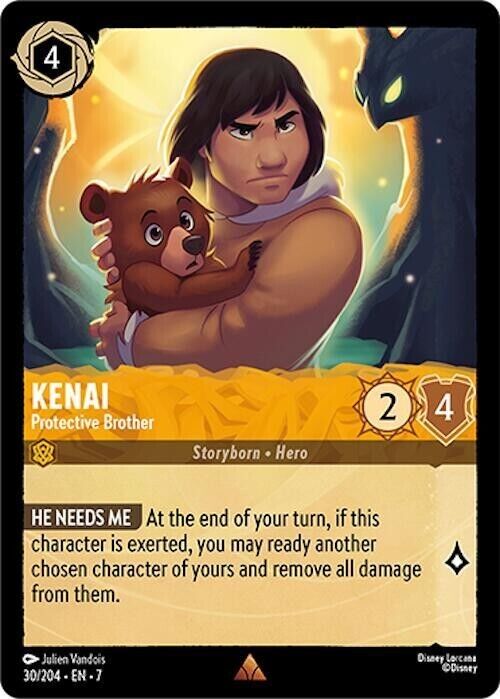 Kenai Protective Brother Non-Foil Disney Lorcana 30/204 Archazia's Island