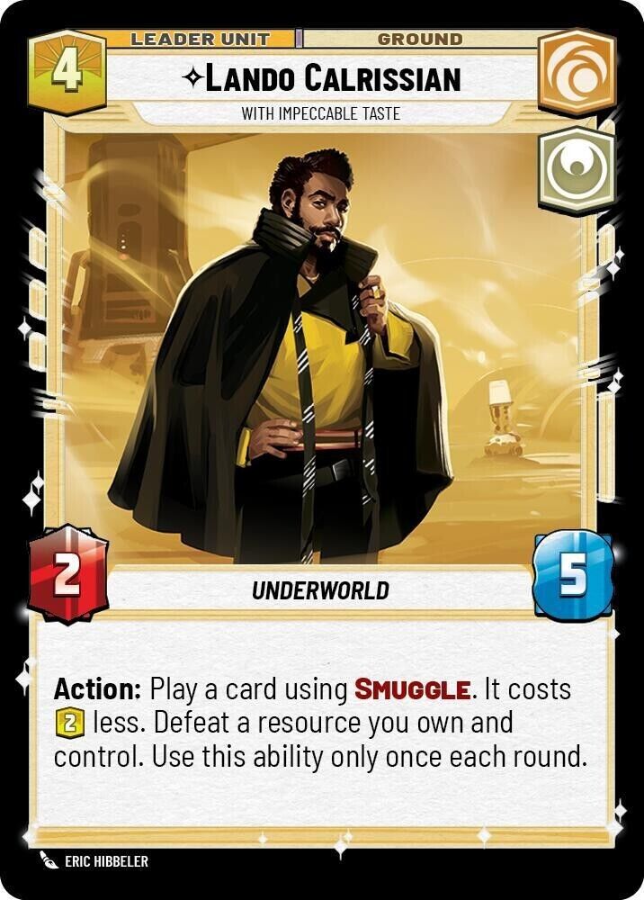 Lando Calrissian - With Impeccable Taste (Non-Foil) SWU