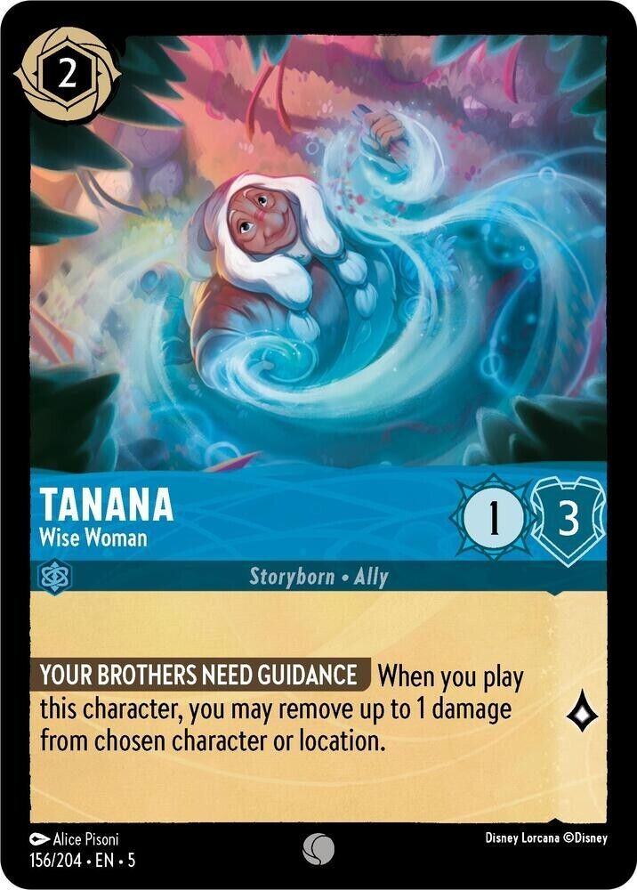 Tanana Wise Woman Cold Foil Disney Lorcana 156/204