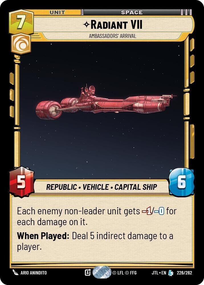 Radiant VII - Ambassadors' Arrival (Non-Foil) JTL SWU
