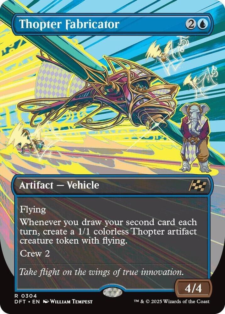 Thopter Fabricator (Borderless) (Non-Foil) Aetherdrift MTG