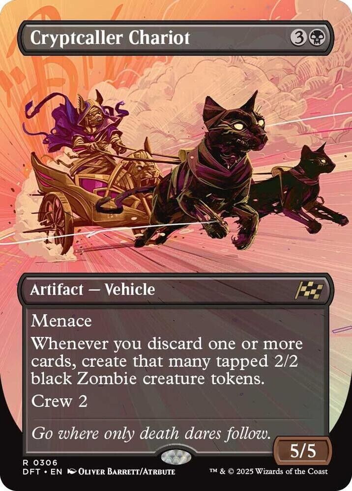 Cryptcaller Chariot (Borderless) (Non-Foil) Aetherdrift MTG