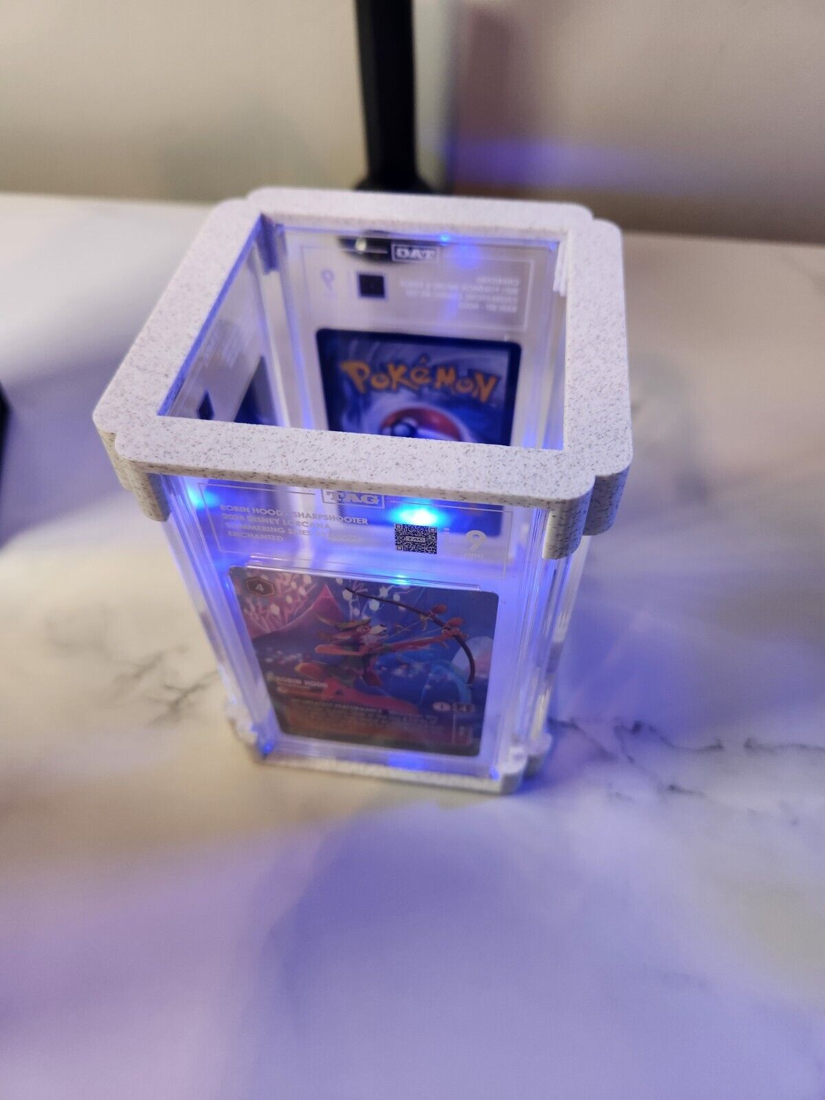 Graded Card Stand - Compatible with TAG - Turnable 360 Card Display - SlabTower