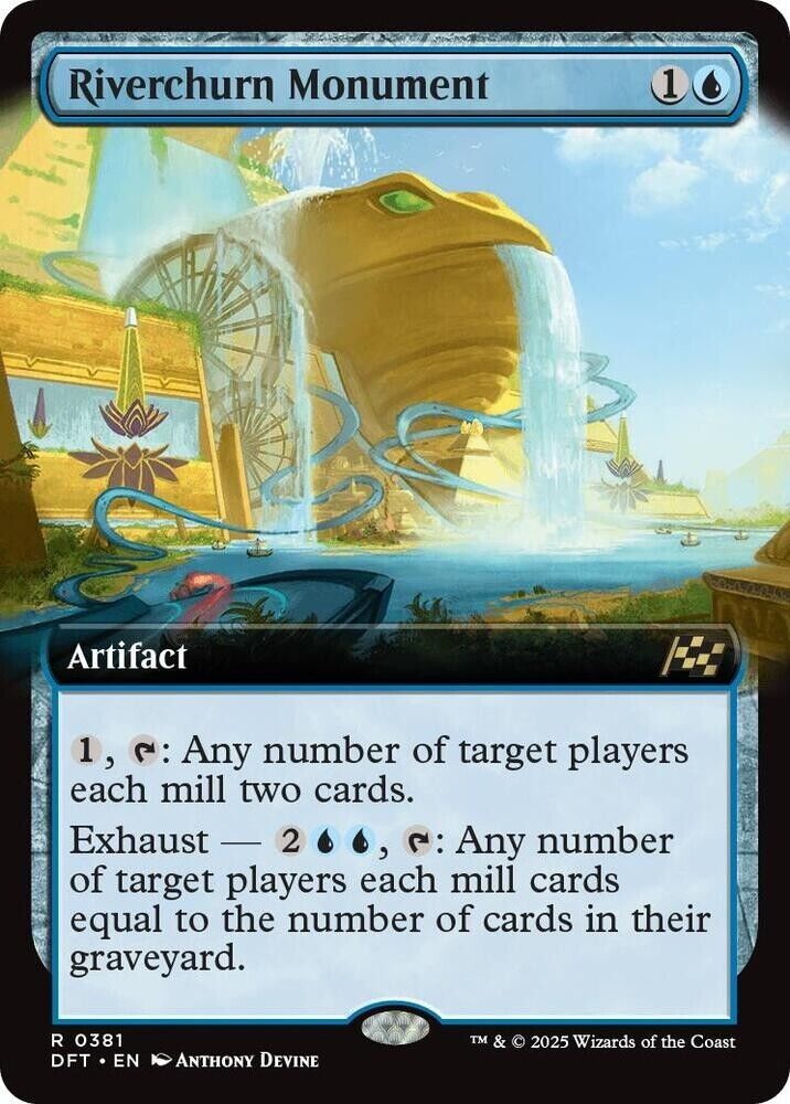 Riverchurn Monument (Extended Art) (Non-Foil) Aetherdrift MTG