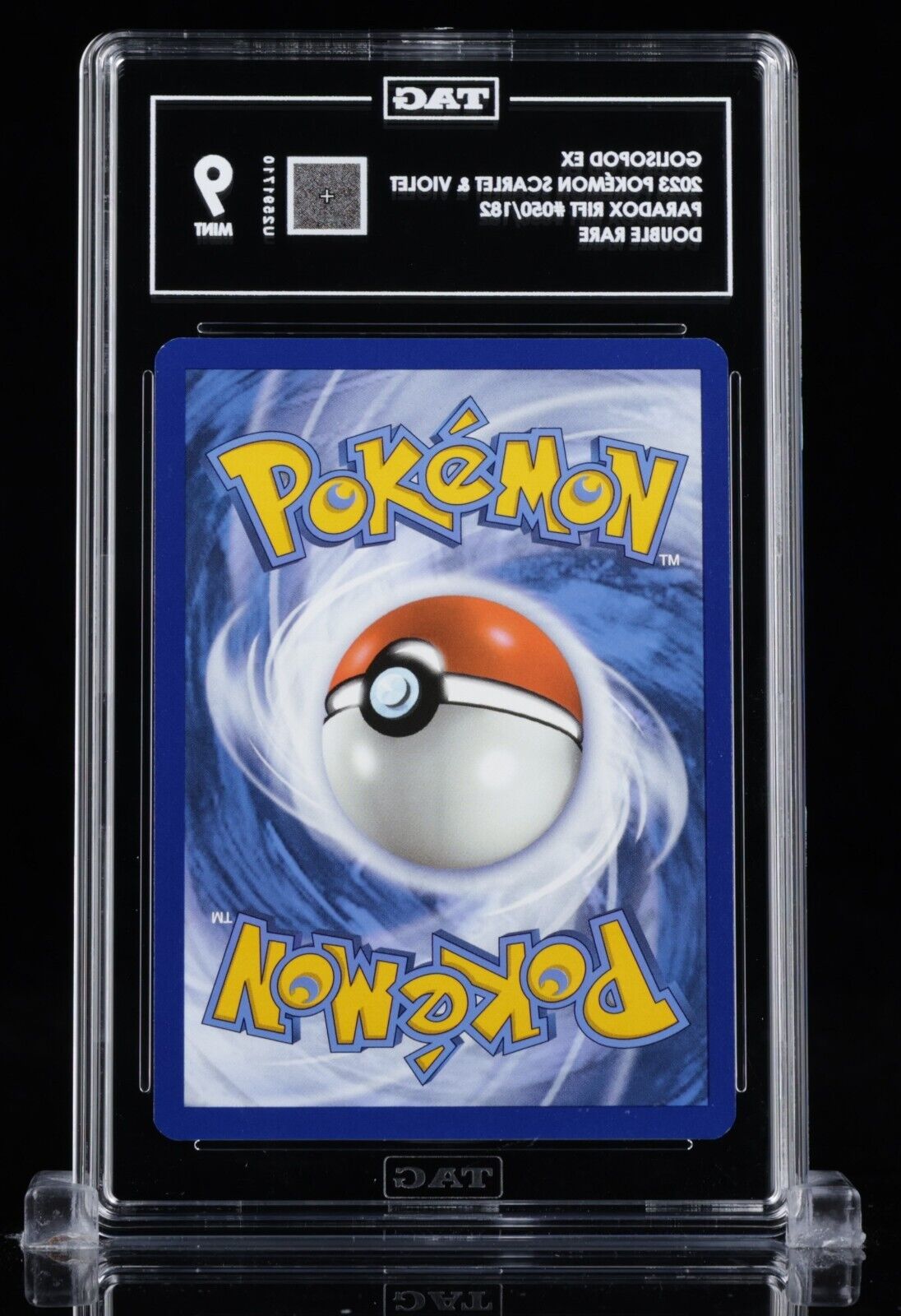 Pokemon TAG 9 MT Golisopod EX #50/114 Double Rare Paradox Rift 2021 Graded Slab