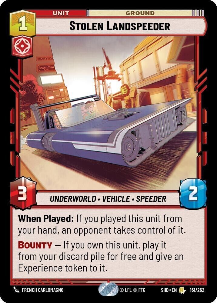 Stolen Landspeeder (Non-Foil) SWU