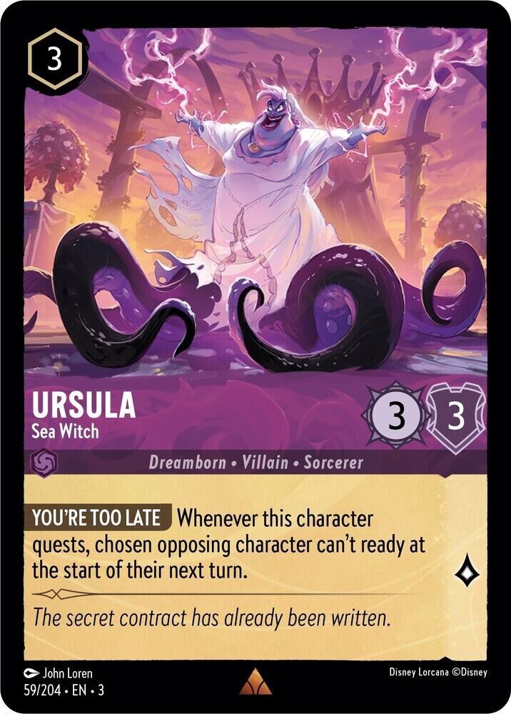 Ursula Sea Witch Non-Foil Disney Lorcana