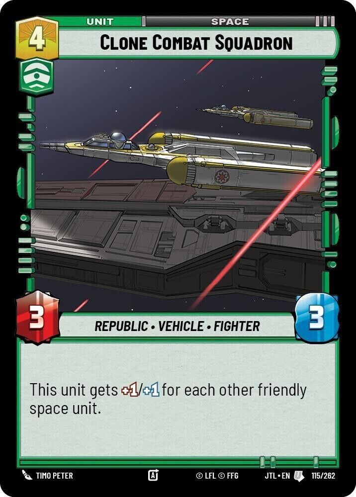 Clone Combat Squadron (Non-Foil) JTL SWU