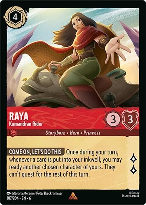 Raya Kumandran Rider Non-Foil Disney Lorcana 108/204