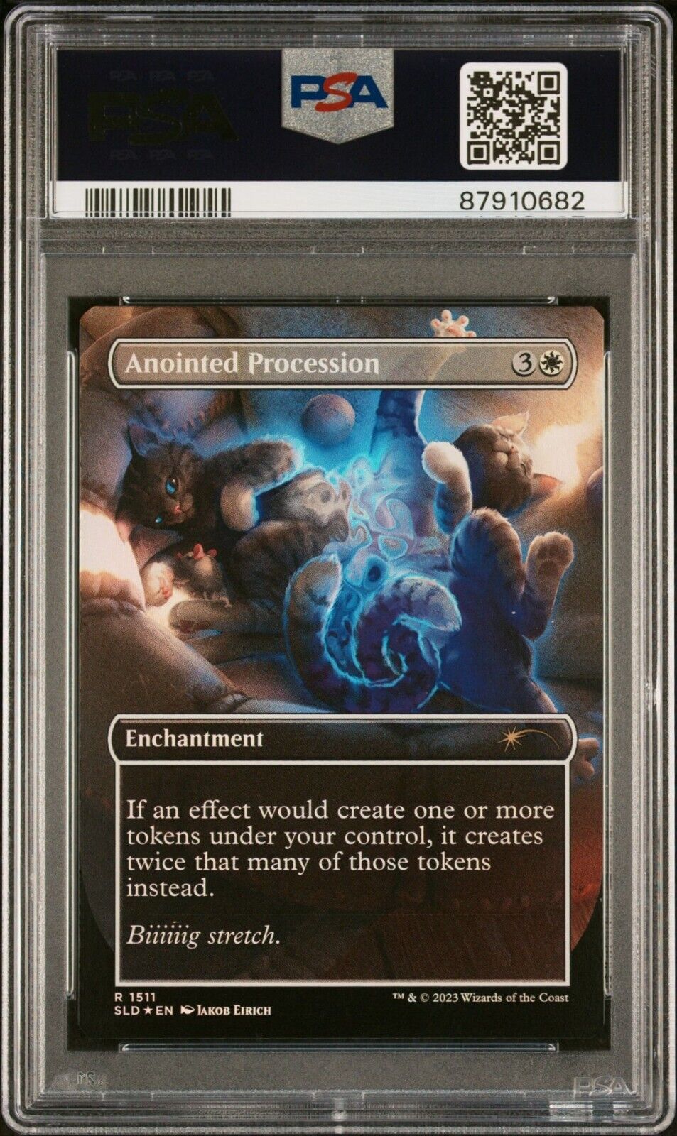 PSA 10 MTG ANOINTED PROCESSION Foil #1511 Raining Cats & Dogs 2023
