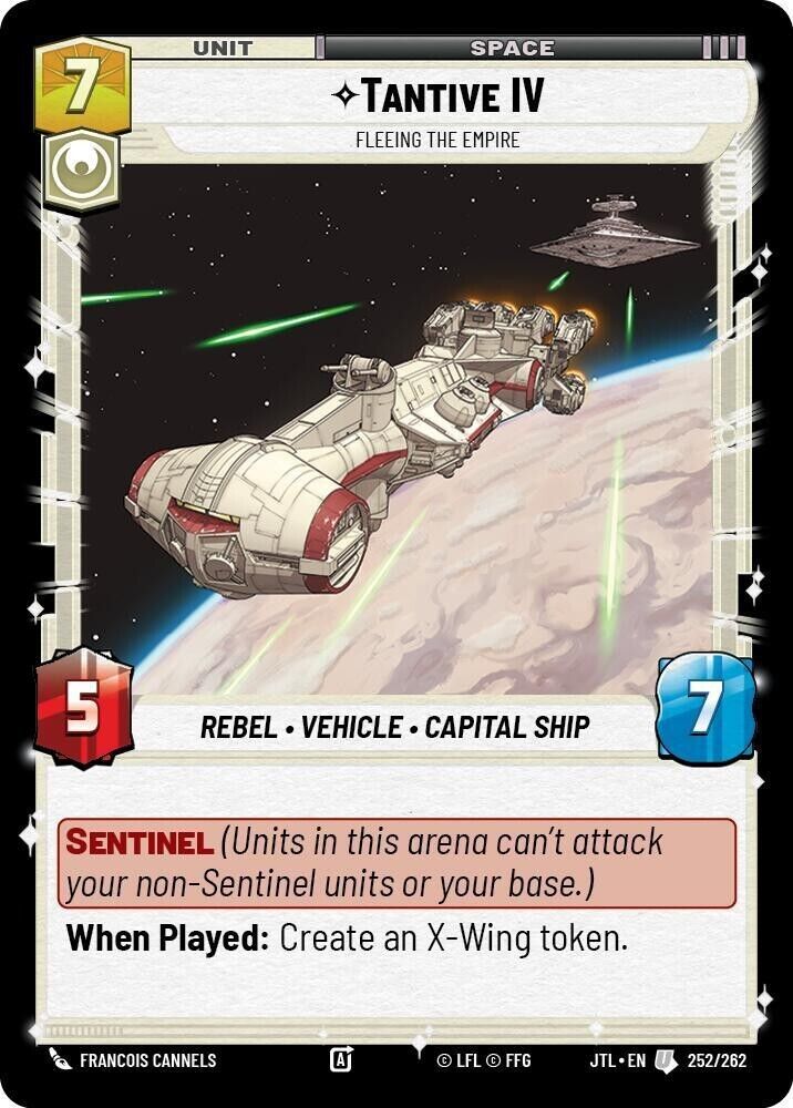 Tantive IV - Fleeing the Empire (Non-Foil) JTL SWU