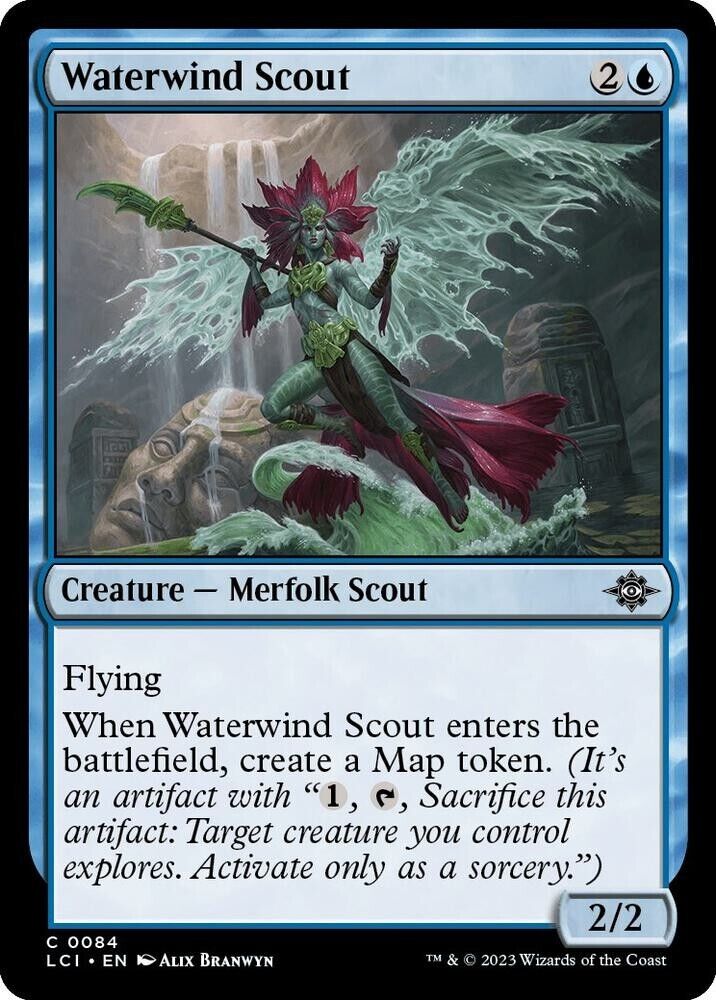 Waterwind Scout (Foil) MTG