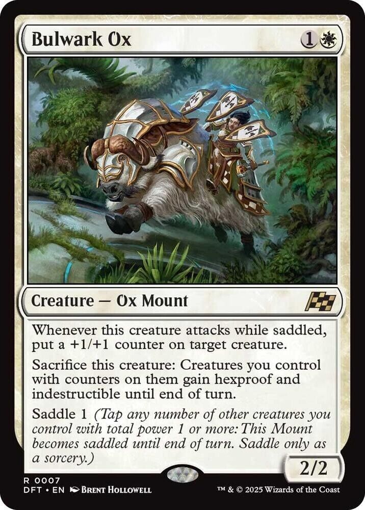 Bulwark Ox (Foil) Aetherdrift MTG