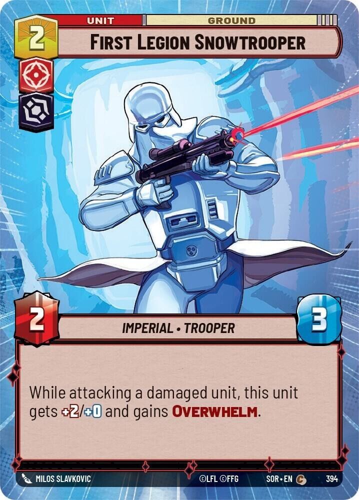 First Legion Snowtrooper (Hyperspace) (Non-Foil) SOR SWU