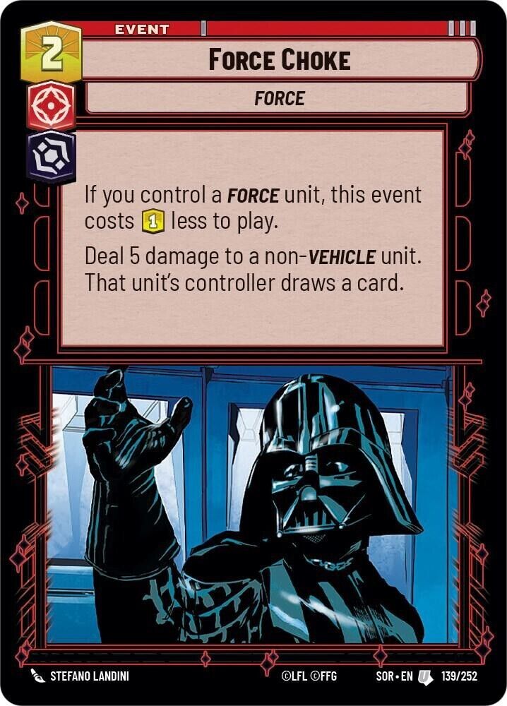 Force Choke (Non-Foil) SWU