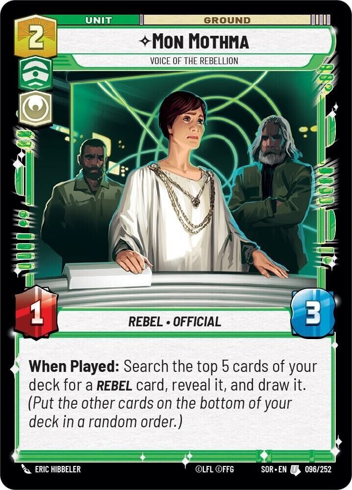 Mon Mothma - Voice of the Rebellion (Non-Foil) SWU