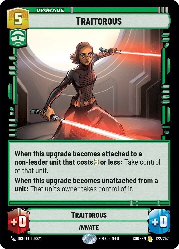 Traitorous (Non-Foil) SWU