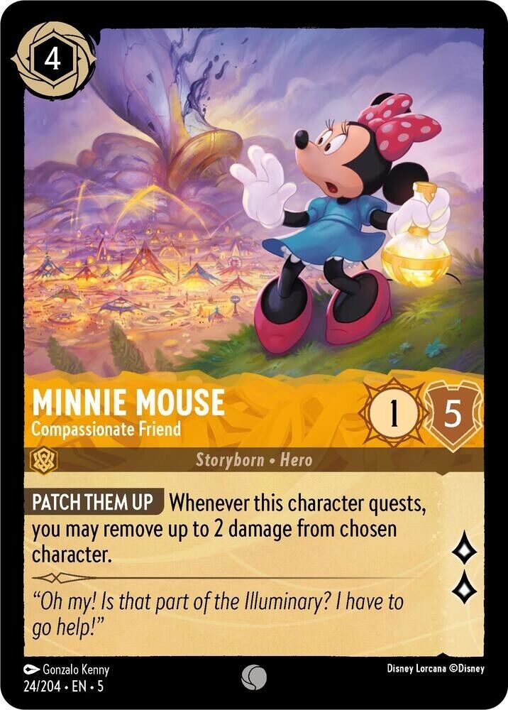 Minnie Mouse Compassionate Friend Cold Foil Disney Lorcana 24/204