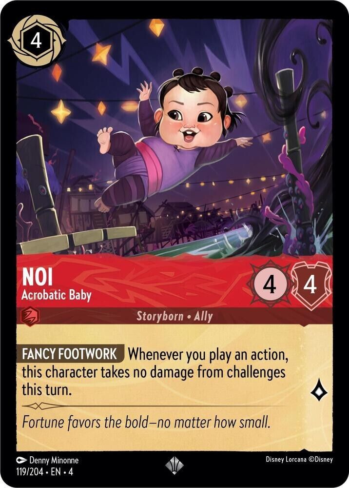 Noi Acrobatic Baby Non-Foil Disney Lorcana