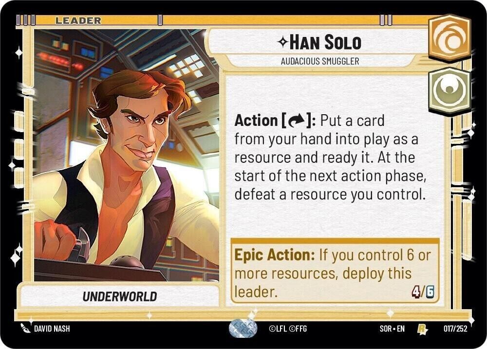 Han Solo - Audacious Smuggler (Non-Foil) SWU