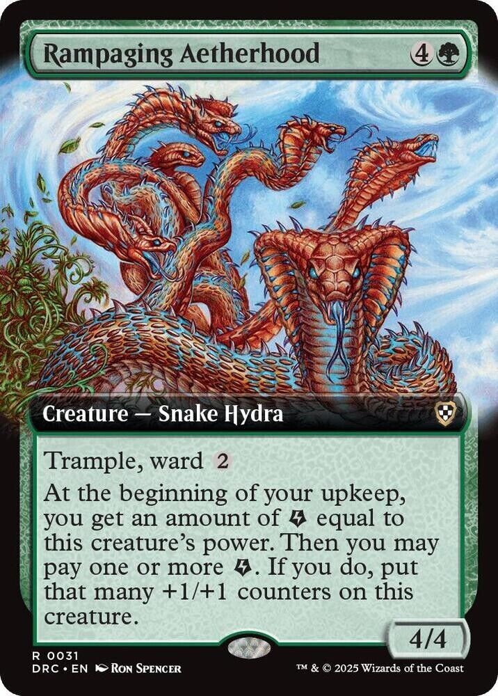 Rampaging Aetherhood (Extended Art) (Non-Foil) Aetherdrift MTG