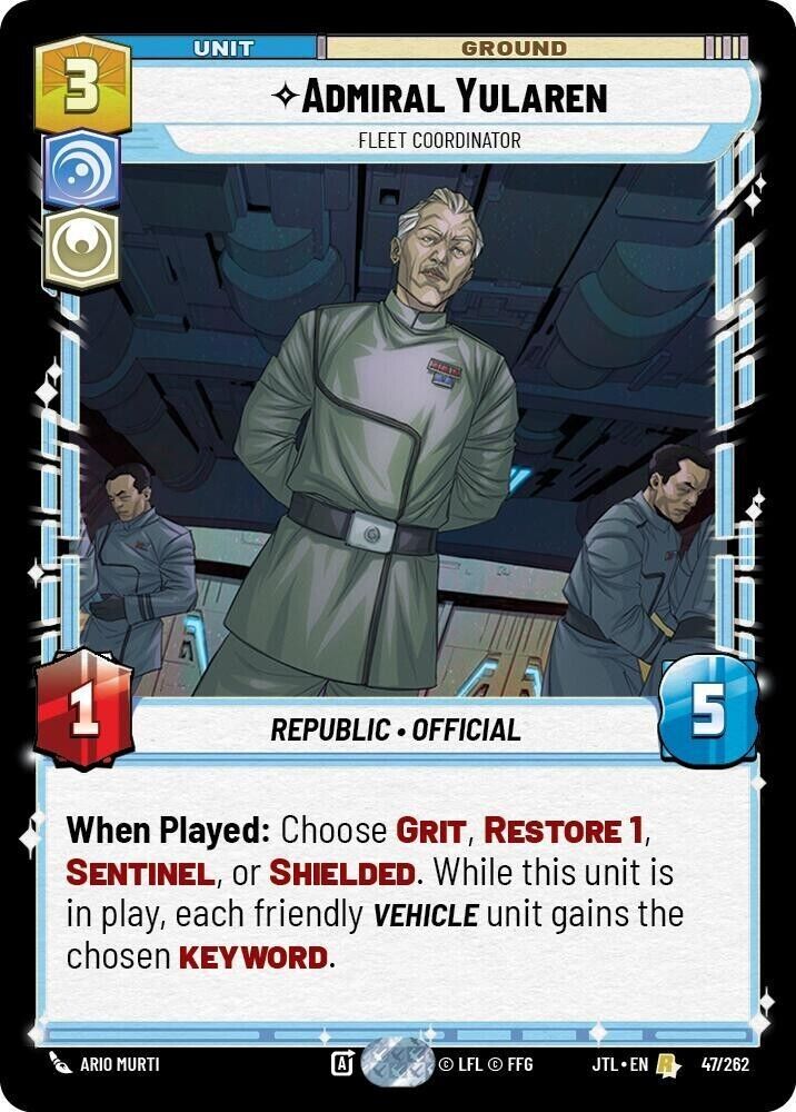 Admiral Yularen - Fleet Coordinator (Non-Foil) JTL SWU