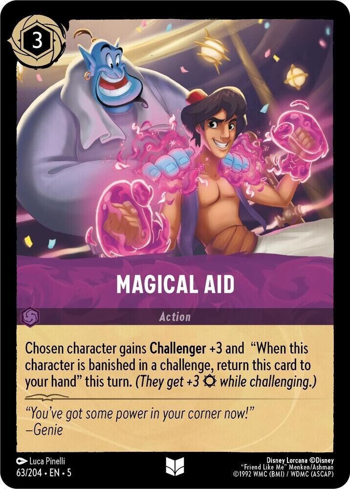 Magical Aid Cold Foil Disney Lorcana 63/204