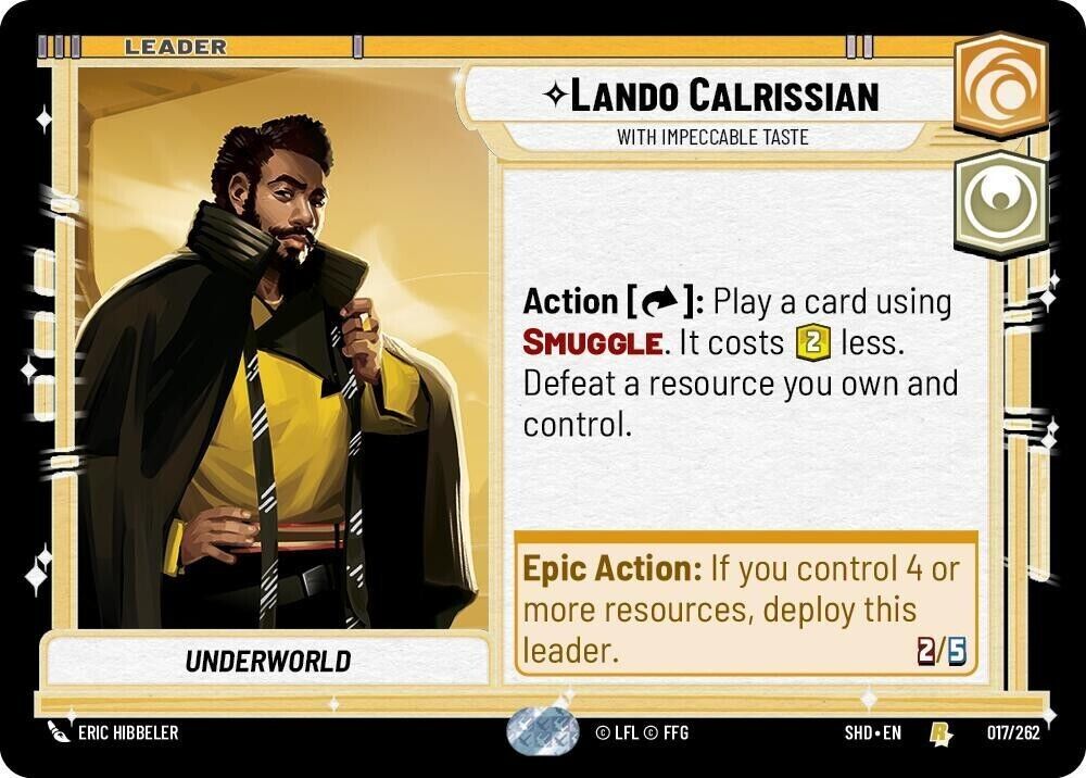 Lando Calrissian - With Impeccable Taste (Non-Foil) SWU