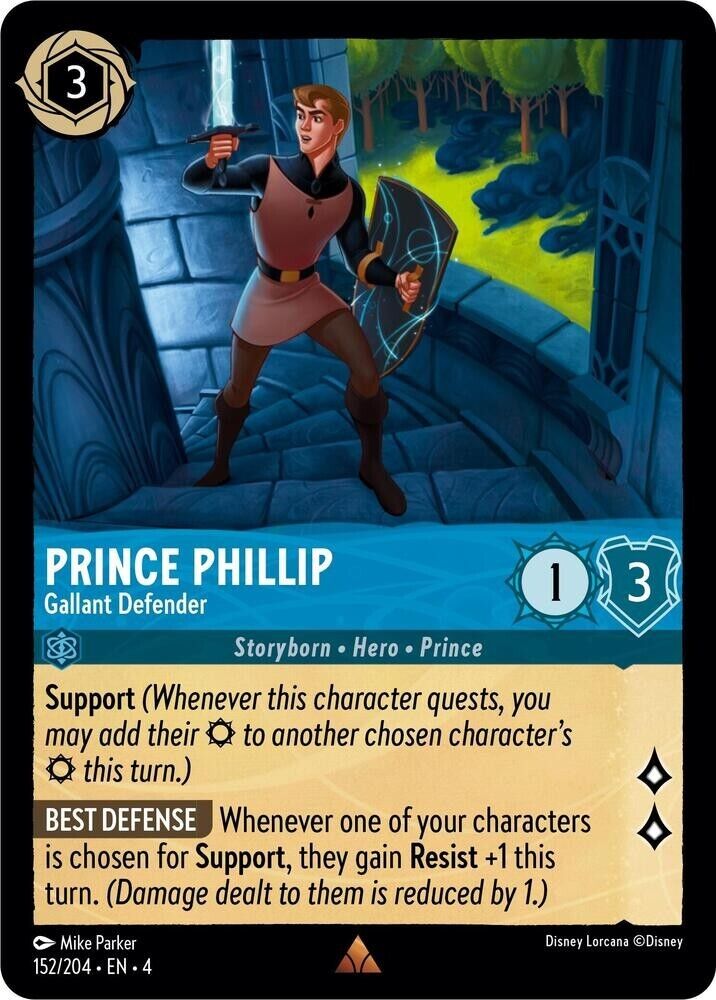 Prince Phillip Gallant Defender Non-Foil Disney Lorcana