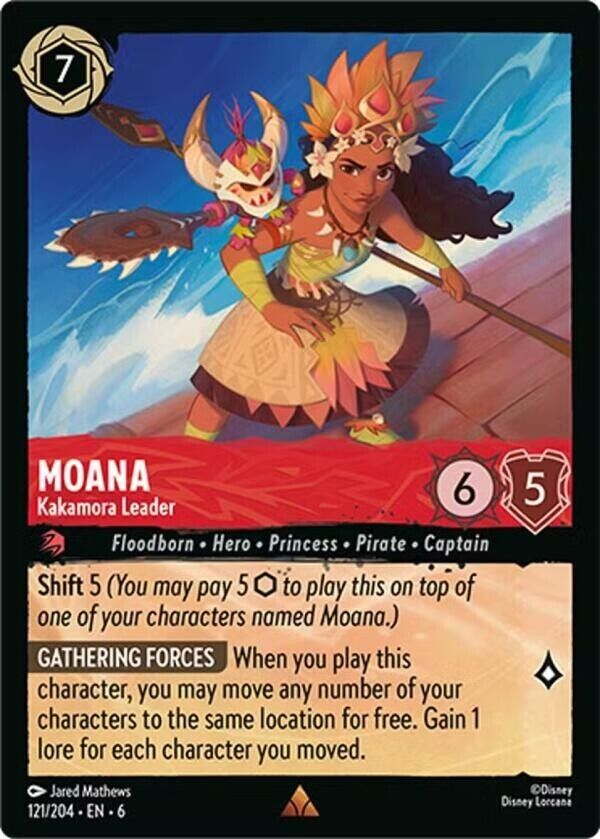 Moana Kakamora Leader Non-Foil Disney Lorcana 121/204