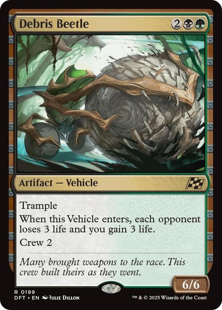 Debris Beetle (Foil) Aetherdrift MTG