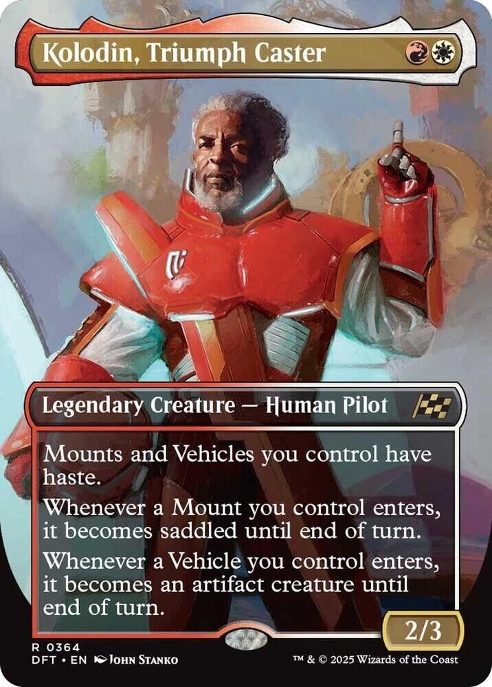 Kolodin, Triumph Caster (Borderless) (Non-Foil) Aetherdrift MTG