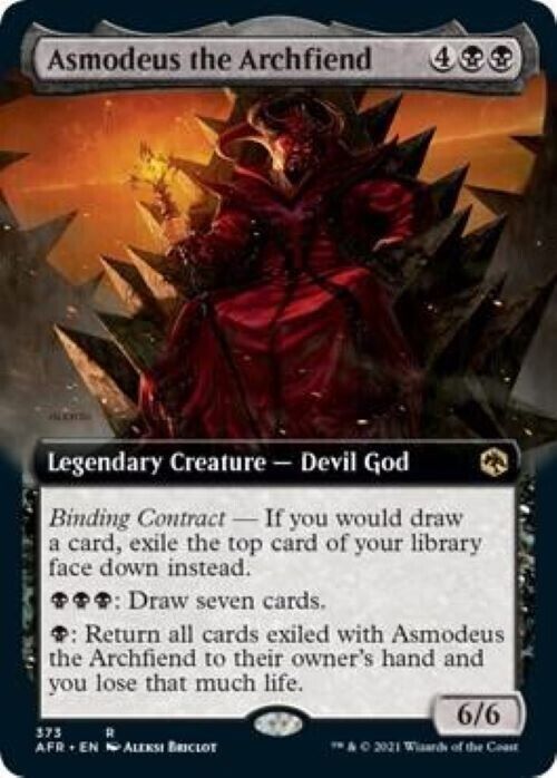 Asmodeus the Archfiend (Extended Art) (Non-Foil) MTG