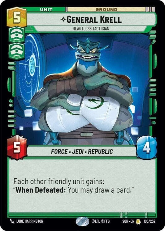 General Krell - Heartless Tactician (Non-Foil) SWU