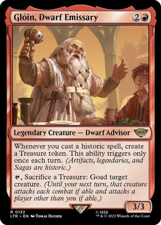 Gloin, Dwarf Emissary (Non-Foil) MTG