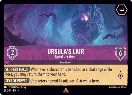 Ursula's Lair Eye of the Storm Non-Foil Disney Lorcana 68/204