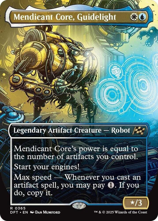 Mendicant Core, Guidelight (Borderless) (Non-Foil) Aetherdrift MTG