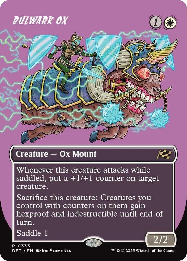 Bulwark Ox (Borderless) (Non-Foil) Aetherdrift MTG