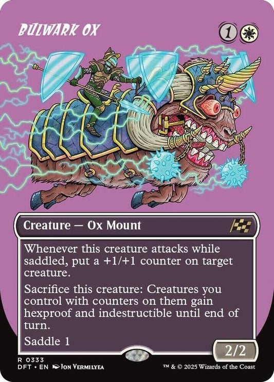 Bulwark Ox (Borderless) (Non-Foil) Aetherdrift MTG