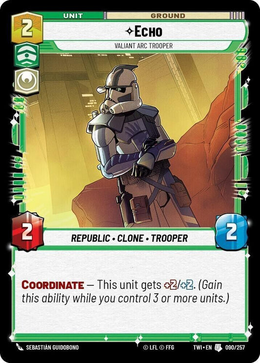 Echo - Valiant Arc Trooper (Non-Foil) SWU