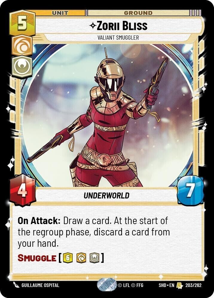 Zorii Bliss - Valiant Smuggler (Non-Foil) SWU