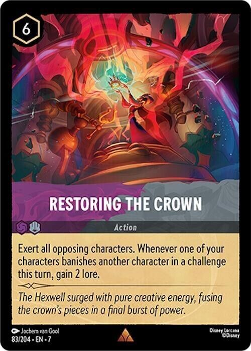 Restoring the Crown Non-Foil Disney Lorcana 83/204 Archazia's Island