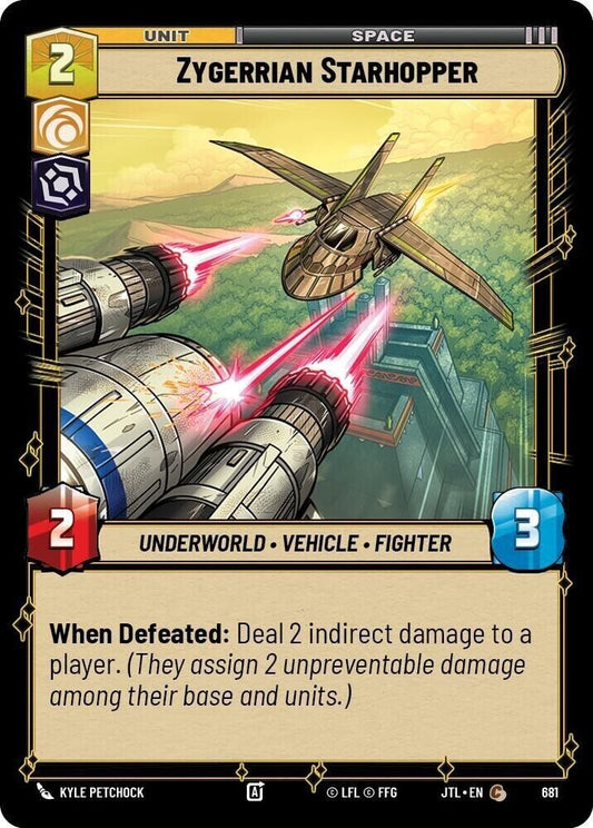 Zygerrian Starhopper (Foil) JTL SWU