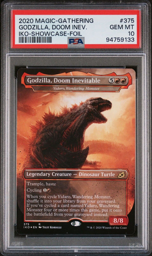 GODZILLA, DOOM INEVITABLE (SHOWCASE) (FOIL) *PSA 10*