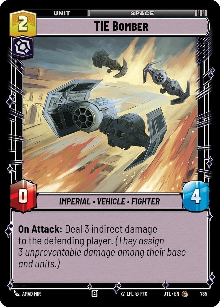 TIE Bomber (Foil) JTL SWU